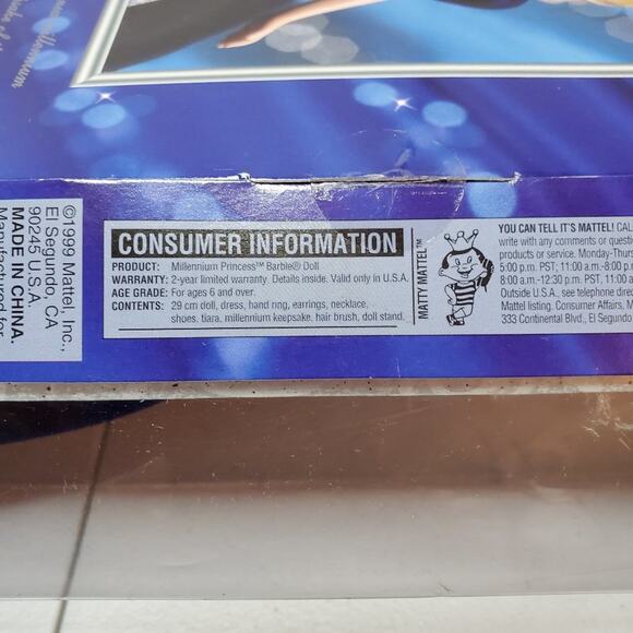 Mattel Millennium Princess Barbie Special Edition '99 Collectible Doll - Picture 8 of 12